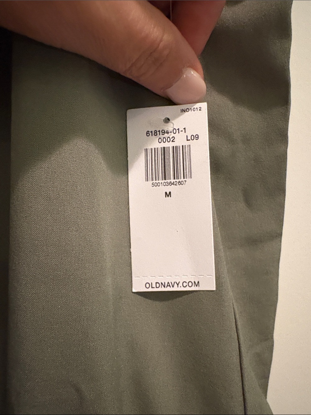 Two Old Navy Stretch Tech Jumpsuits, Sage green, light pink, size M, NWT - Picture 4 of 10
